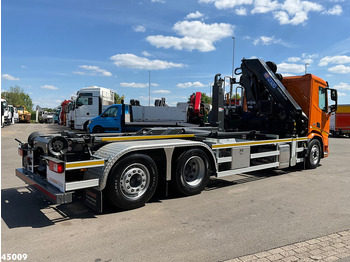 Hook lift truck, Crane truck DAF FAN XD 450 Euro 6 HMF 23 Tonmeter laadkraan: picture 4