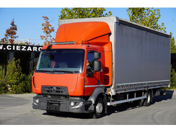 Curtain side truck RENAULT Midlum