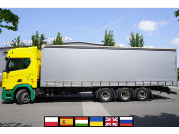 Curtain side truck SCANIA R 650