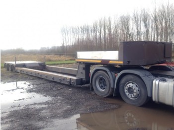 Low loader semi-trailer DRACO Open Lowbed Extendable/Expandable: picture 1