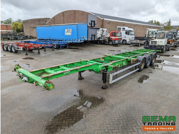 Container transporter/ Swap body semi-trailer Lecitrailer 3E20-PC.HC 3-Assen BPW Lift-As - 4800kg - 1x 20FT 2x20FT 1x30FT 1x40FT  (O1774): picture 2