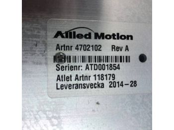 Electrical system for Material handling equipment Controller for Atlet: picture 4