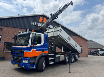 DAF CF 85.360 8X2 3 Zijdige kipper HIAB 16 t/m kraan AHK Top condition leasing DAF CF 85.360 8X2 3 Zijdige kipper HIAB 16 t/m kraan AHK Top condition: picture 1