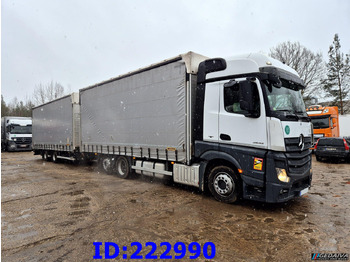 Curtain side truck MERCEDES-BENZ Actros 2542 6x2 Euro6 + Wielton trailer: picture 4