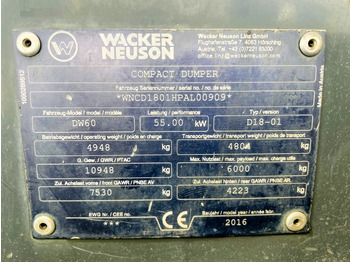 Mini dumper Neuson DW60 (3912): picture 3