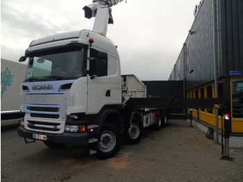 Crane truck Scania R 500 + PALFINGER 88002-EH + 8x EXT + 8X4 + EURO 5 + MANUAL: picture 3