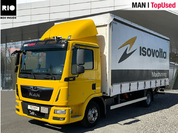 Curtain side van MAN