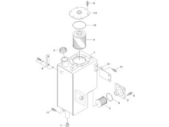 Hydraulic tank CASE