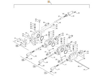 Hydraulic valve CASE