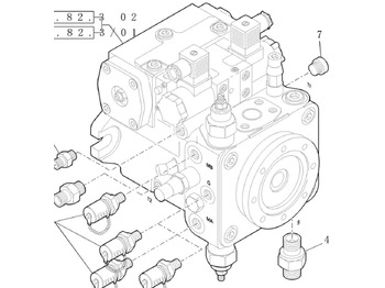 New Hydraulic pump for Construction machinery Case 87667156: picture 3 New Hydraulic pump for Construction machinery Case 87667156: picture 3