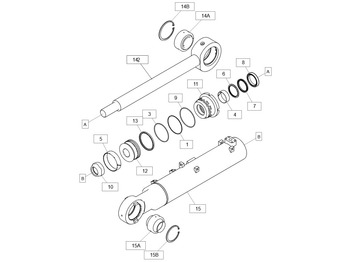 Hydraulic cylinder CATERPILLAR