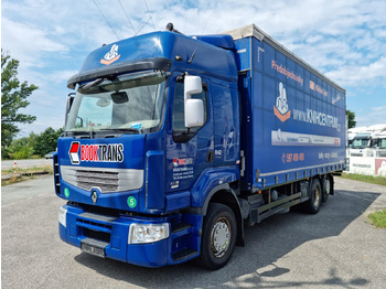 Curtain side truck RENAULT Premium 460