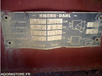 Semi-trailer Remorque Porte Caissons KAISER ROBUSTE: picture 5