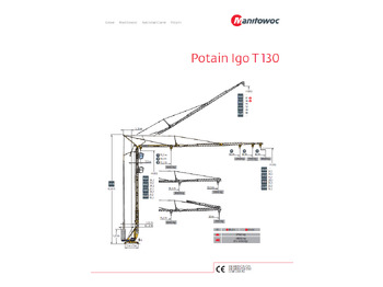 Self-erecting tower crane POTAIN