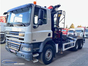 Hook lift truck, Crane truck DAF CF 85.410 6x4 Bladgeveerd, Palfinger PK16001, Palift: picture 3 Hook lift truck, Crane truck DAF CF 85.410 6x4 Bladgeveerd, Palfinger PK16001, Palift: picture 3