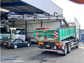 Hook lift truck, Crane truck DAF CF 85.410 ATE, Hiab 166, 6x4 Steel spring: picture 2
