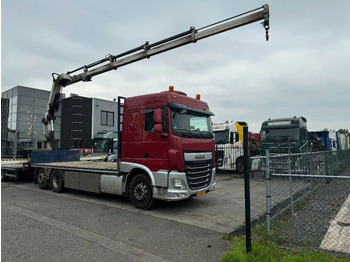 Crane truck, Dropside/ Flatbed truck DAF XF 510 6X2 EURO 6 + HIAB 166 HI PRO + REMOTE CON: picture 4