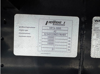 Curtainsider trailer Hertoghs AC2 BPW AXLE SLIDING ROOF: picture 5