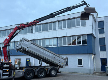 Tipper, Crane truck MAN TGS 35.480 8X4 + HMF 2420-K3 REMOTE + TIPPER: picture 3