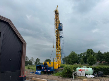 Self-erecting tower crane