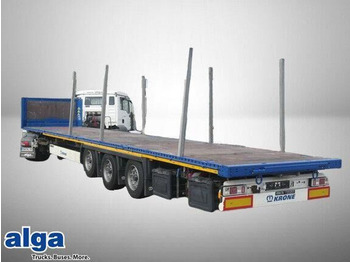 Dropside/ Flatbed semi-trailer KRONE SD