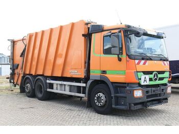Garbage truck Mercedes-Benz 2532 L Actros 6c2, Faun, Zöller, 24m³, MP3, AC: picture 2