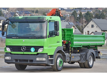 Crane truck, Tipper Mercedes-Benz ATEGO 1224 Kipper 4,00m* KRAN * TOPZUSTAND: picture 5