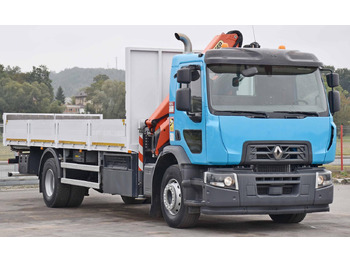 Crane truck, Dropside/ Flatbed truck Renault C 320 * PK 12002 EH A + FUNK * TOPZUSTAND Renault C 320 * PK 12002 EH A + FUNK * TOPZUSTAND: picture 3