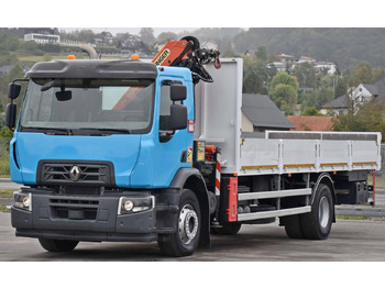 Crane truck, Dropside/ Flatbed truck Renault C 320 * PK 12002 EH A + FUNK * TOPZUSTAND Renault C 320 * PK 12002 EH A + FUNK * TOPZUSTAND: picture 4