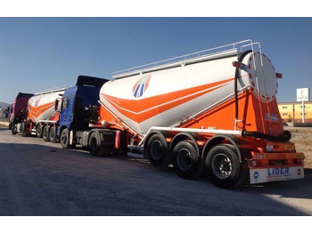 New Tanker semi-trailer for transportation of cement LIDER 2024 MODEL NEW CEMENT TANKER: picture 3
