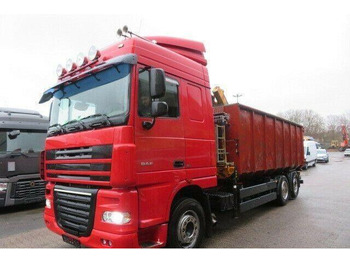 Skip loader truck DAF XF 105 410