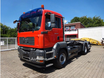 Hook lift truck, Crane truck MAN TGA 26.360 - Hook lift truck 6x4: picture 2