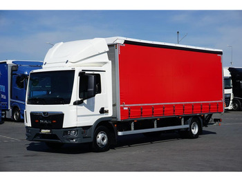 Curtain side truck MAN TGL
