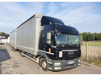 Curtain side truck MAN TGL 12.250