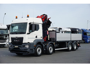 Dropside/ Flatbed truck, Crane truck MAN TGS / 35.470 / E 6 / SKRZYNIOWY + HDS / FASSI F 545 / ŁAD. 13 10: picture 3 Dropside/ Flatbed truck, Crane truck MAN TGS / 35.470 / E 6 / SKRZYNIOWY + HDS / FASSI F 545 / ŁAD. 13 10: picture 3