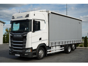 Curtain side truck Scania S 450 / SOLÓWKA / 6X2 / OŚ PODNOSZONA / 2019 /: picture 4 Curtain side truck Scania S 450 / SOLÓWKA / 6X2 / OŚ PODNOSZONA / 2019 /: picture 4