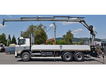 Dropside/ Flatbed truck, Crane truck Volvo FM 370: picture 5