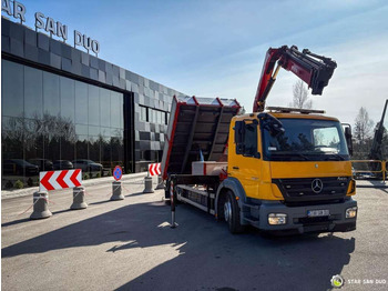 Crane truck, Tipper Mercedes-Benz  AXOR 1824 4x2 HMF 975 HDS Crane  Rotator Kipper Mercedes-Benz AXOR 1824 4x2 HMF 975 HDS Crane  Rotator Kipper: picture 2