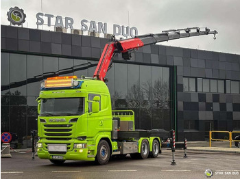Crane truck SCANIA R 520