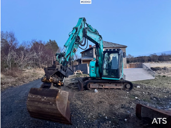 Excavator Kobelco 2016 Kobelco SK75SR Beltegraver m/ Rototilt og Pusseskuffe.: picture 3