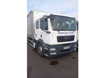 Curtain side truck MAN TGM 18.290