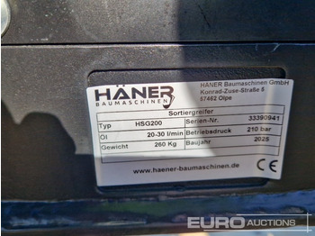 Attachment for Excavator Unused 2025 Haner HSG200: picture 5