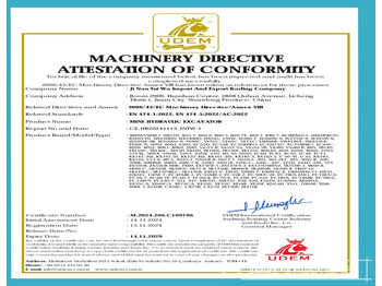 Mini excavator TEREX