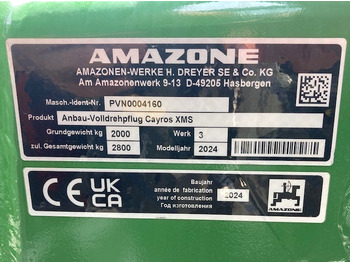 New Plow Amazone CAYROS XMS 950 SB 4-Schar: picture 2