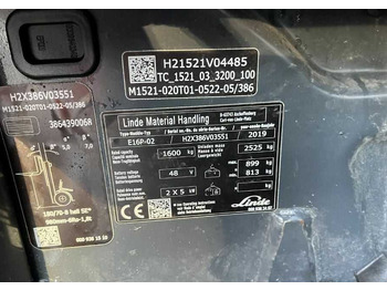 Electric forklift Linde E16P-02: picture 4