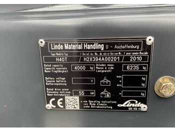 LPG forklift LINDE H40
