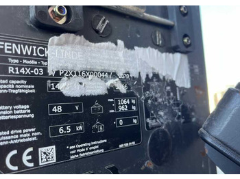 Reach truck Linde R14X: picture 4