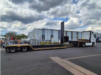 Low loader semi-trailer LinTrailers S2A 14 LSDN Teleskopierbar BPW-Achsen 57.000km: picture 5
