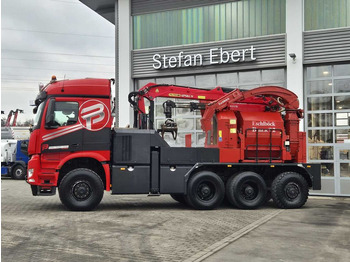 Timber truck Mercedes-Benz TUROX 8x8 Eschlböck Biber 92 Holzhacker / 1.512h: picture 2
