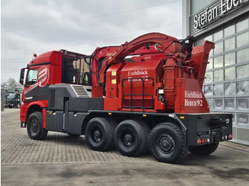 Timber truck Mercedes-Benz TUROX 8x8 Eschlböck Biber 92 Holzhacker / 1.512h: picture 3